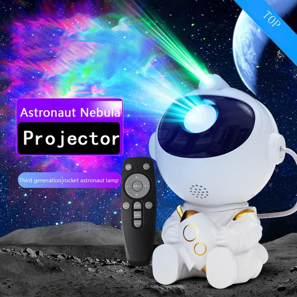 Galaxy Star Projector – LED Nebula Night Light