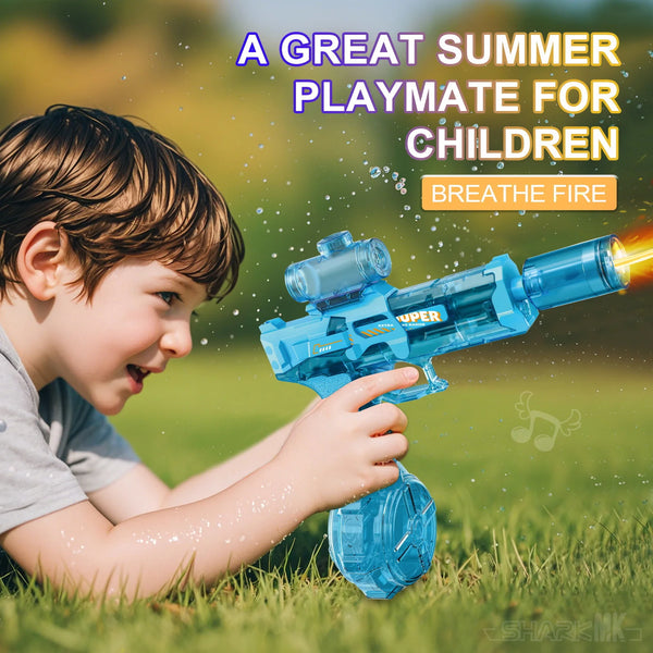 Electric Water Blaster Gun – Rechargeable Automatic High-Pressure Water Toy